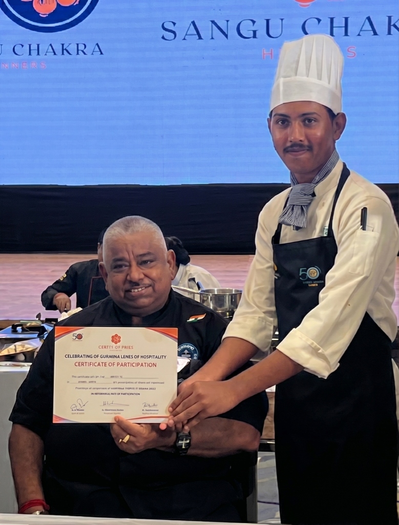 Culinary award ceremony